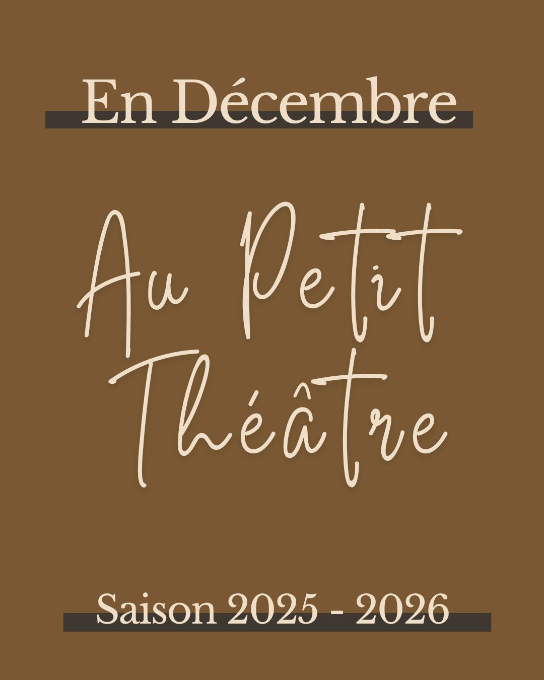 En décembre au Petit Théâtre