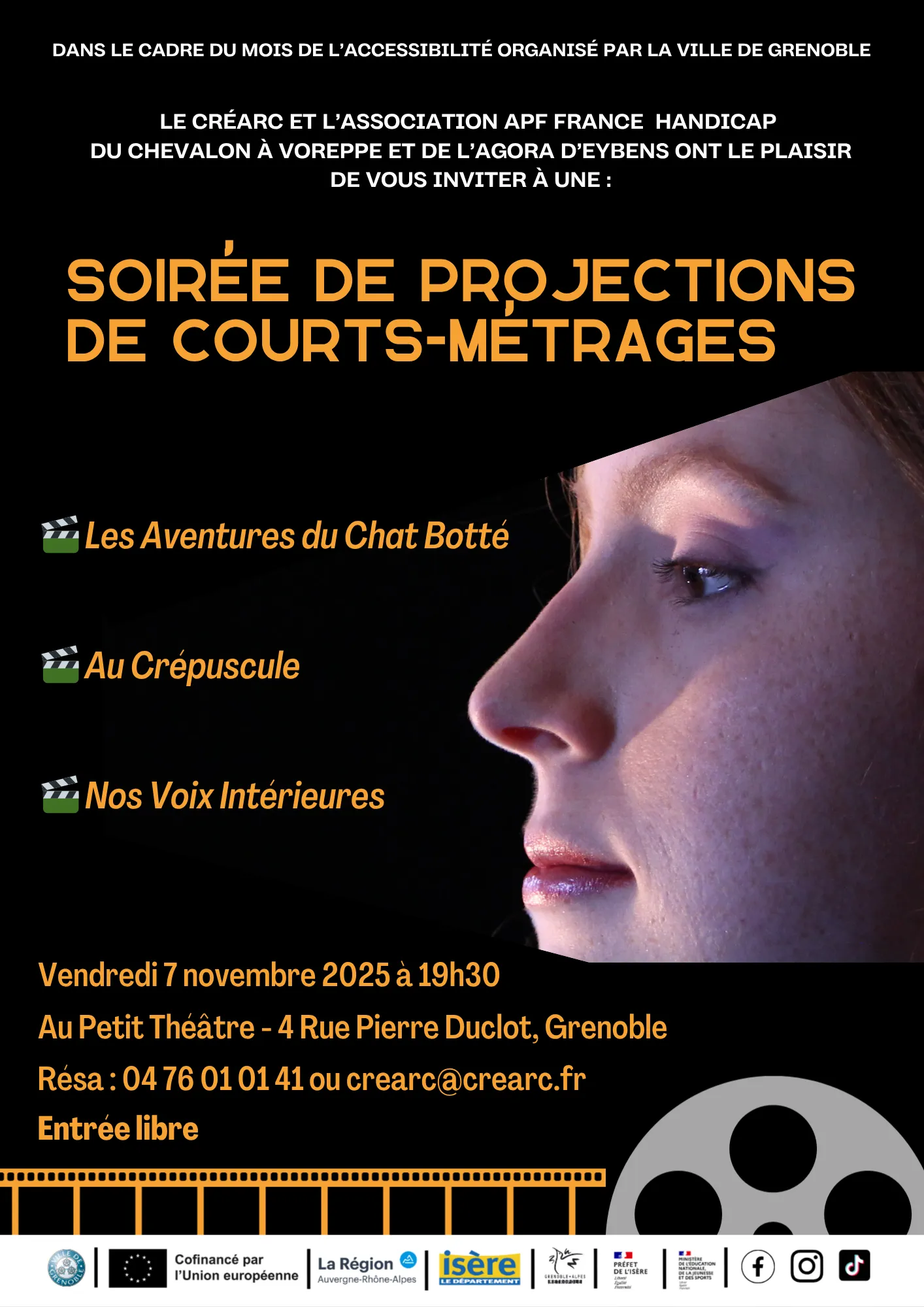 Soirée de Projections de Courts-Métrages
